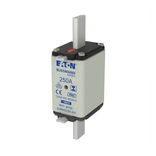 Eaton - Messersicherung Sicherungseinsatz Nieders. 250NHG1BI-400 250A AC 400V 120kA − 3 Stück