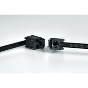 HellermannTyton - Kabelbinder Befestigungsbinder LFC155 PA66 BK 560 200x6,0 schwarz − 560 Stück