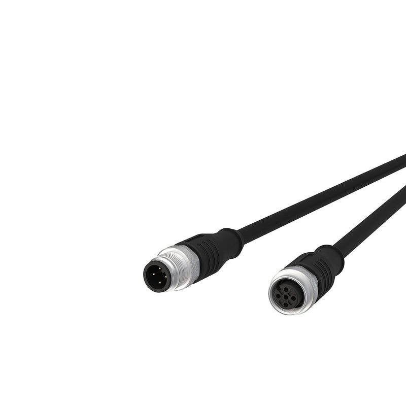 Metz Connect - Konfektioniertes Sensor-Aktor-Kabel Sensor-/Aktorleitung 142MFA12050 A-kodiert,5,0m,M12