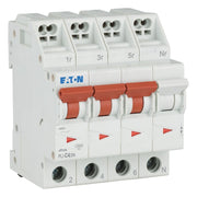 Eaton - Leitungsschutzschalter PLI-C4/3N C 4A, 3p+N Steckkl