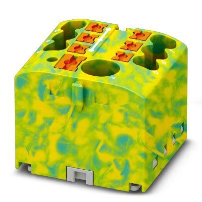Phoenix Contact - Durchgangs-Reihenklemme Verteilerblock PTFIX 6/6X2,5 GNYE