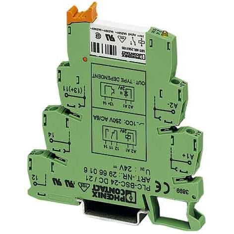Phoenix Contact - Schaltrelais PLC-Interface PLC-RSC- 24UC/21AU − 10 Stück