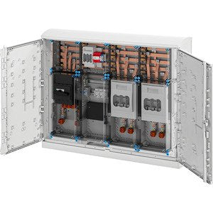 Hensel - Verteilerschrank für Energieversorgung Ladeverteiler Mi EV 200kW 2011 b. z. 2 Ladepunkte