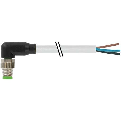 Murrelektronik - Konfektioniertes Sensor-Aktor-Kabel M8-Stecker gewinkelt 7000-08021-2100500 5m 3x0,25qmm gr − 1 Stück