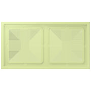 Jung - Abdeckrahmen Rahmen 2-fach LCZ 982 BF 222 vert jaune clair