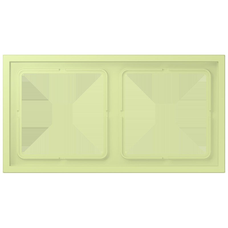 Jung - Abdeckrahmen Rahmen 2-fach LCZ 982 BF 222 vert jaune clair