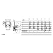 Bals Elektrotech - CEE-Gerätestecker (IEC 60309) Aufbau-Gerätestecker 2639 3p 400V 9h IP67