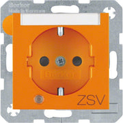 Berker - Steckdose SCHUKO-Steckdose or/gl 41108914 Kontroll-LED