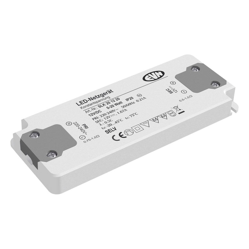 EVN Lichttechnik - LED-Betriebsgerät LED-Netzgerät SLK201220 12VDC 0-20W IP20