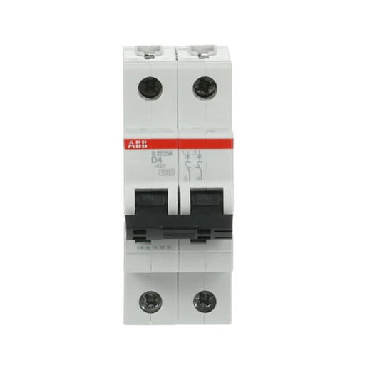ABB Stotz S&J - Leitungsschutzschalter Sicherungsautomat S202M-D4 10 kA, 4 A, 2P
