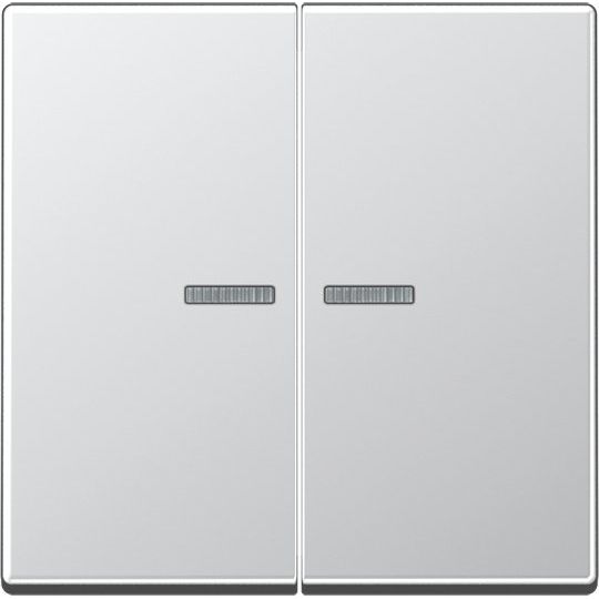 Jung - Abdeckung/Bedienelement für Installationsschalterprogramme Wippe A 102 KO5 AL f.Serientaster KO