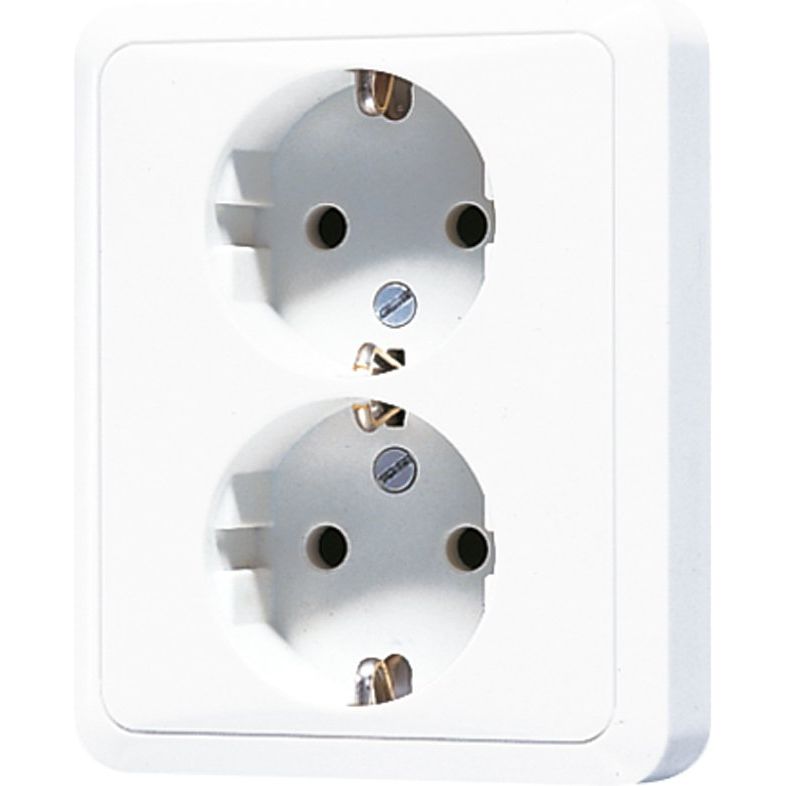 Jung - Steckdose SCHUKO Steckdose CD 5020 N WW 2-fach