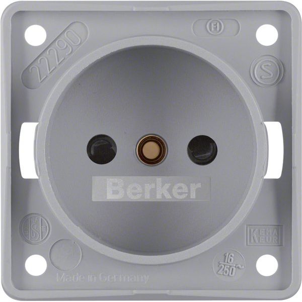 Berker - Steckdose gr 961942506 ohne Schutzkontakt