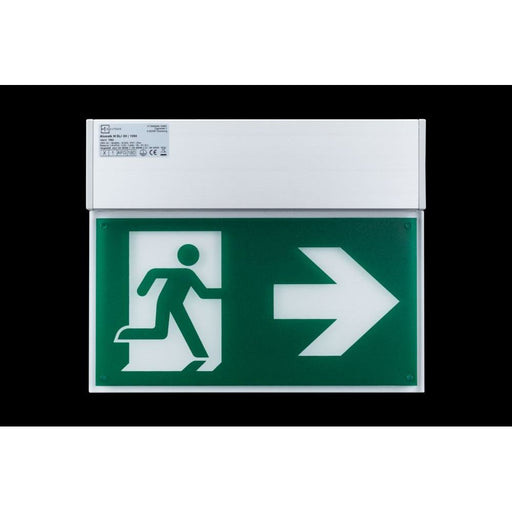 H1 - Sicherheitsleuchte Rettungszeichenleuchte Aluwalk L DLI 8H