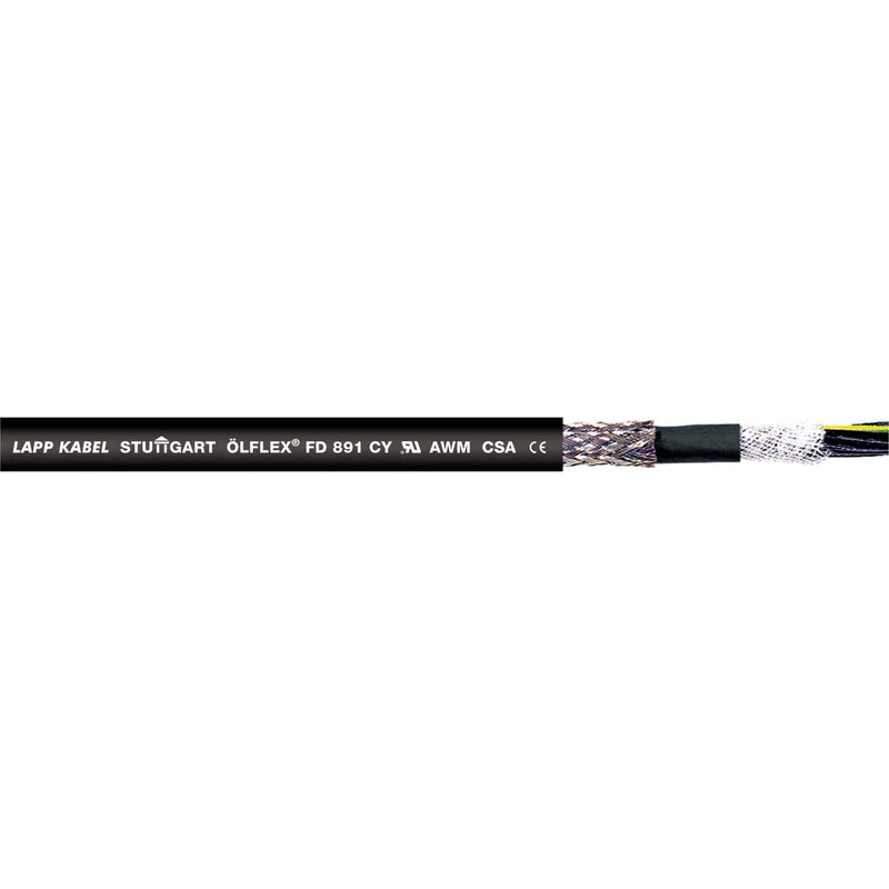 Lapp Kabel&Leitung - Energiekabel < 1 kV, für ortsveränderlichen Einsatz ÖLFLEX FD 891 CY 12G0,75 1027112/500 − 500 Meter