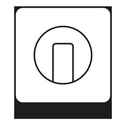 Jung - Abdeckung/Bedienelement für Installationsschalterprogramme Abdeckung CD 1541 für Drehschalter
