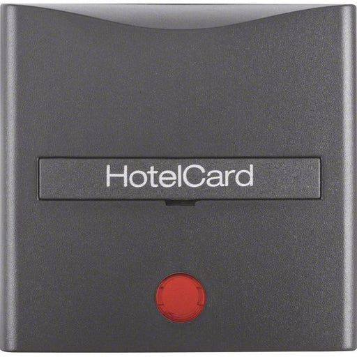 Berker - Abdeckung/Bedienelement für Installationsschalterprogramme Schalteraufsatz 16401606 Hotelcard