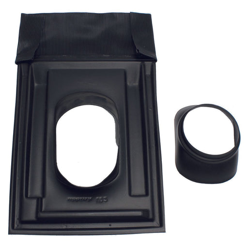 Vaillant - Dachdurchführungsziegel Universal-Dachpfanne 0020095568 (25-45 Gr) schwarz