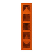 Jung - Abdeckrahmen Rahmen 5-fach LC 985 260 orange vif