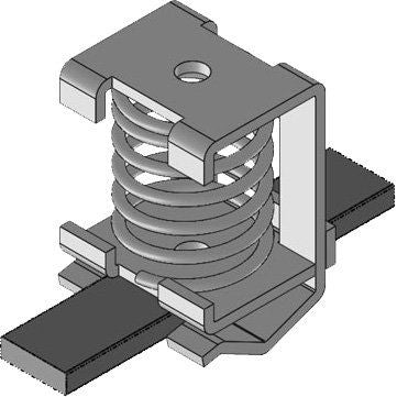 Icotek - Schirmanschlussklemme Schirmklemme SS/SK 4-13,5 10x3mm − 10 Stück