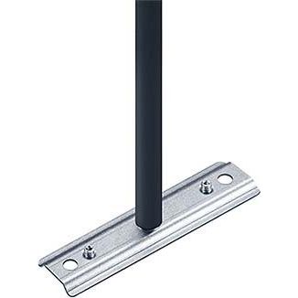 Zumtobel Group - Mechanisches Zubehör/Ersatzteile für Leuchten Pendelrohrabhängung SUP2 TRACK #60210827 (Set), schwarz