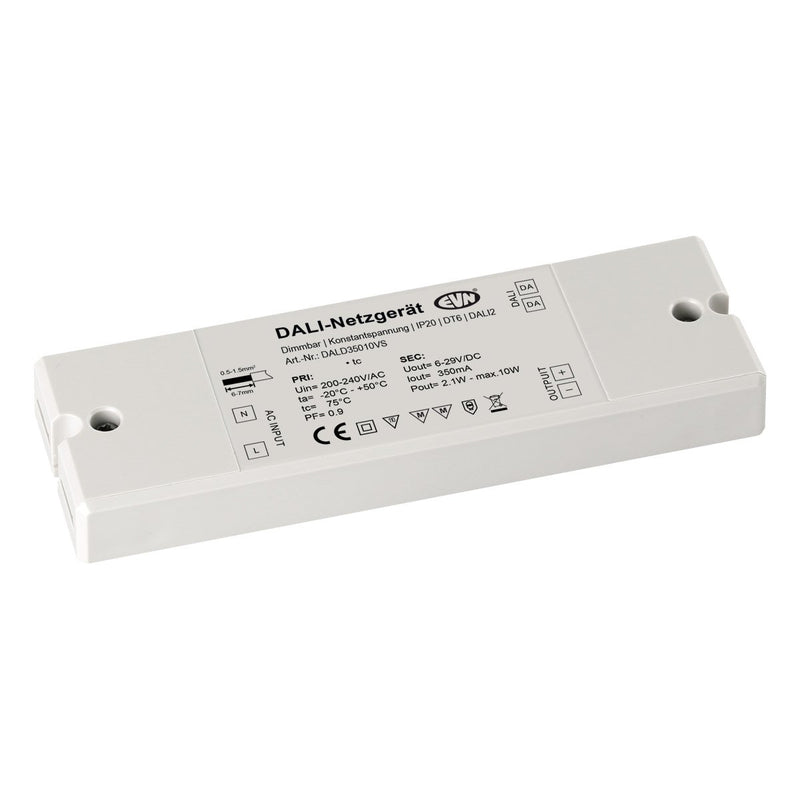 EVN Lichttechnik - Steuergerät für Leuchten DALI Dimmer-Empfänger DALD35010VS inkl. Netzgerät