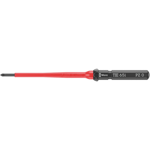 Wera - Kreuzschlitz-Schraubendreher Kraftform Kompakt VDE 65 i 05006523001 PZ 0 x 157 mm − 5 Stück