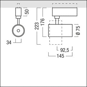 Zumtobel Group - Downlight/Strahler/Flutlicht LED-Strahler V2 S 700- #60716736 927-65