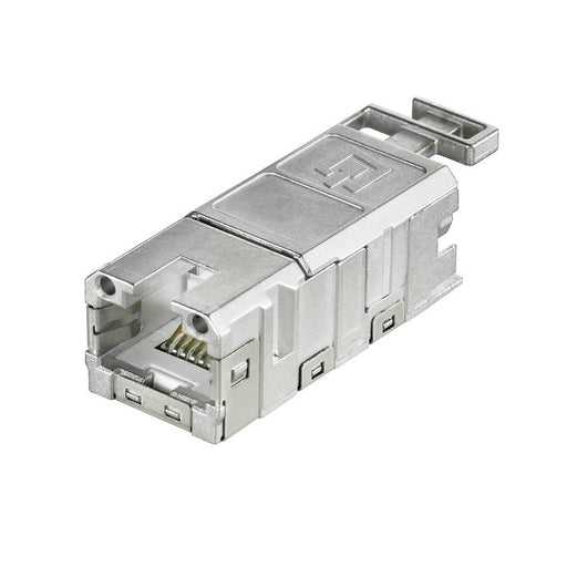 Weidmüller - Modularer Steckverbinder Buchseneinsatz RJ45 IE-BI-RJ45-FJ-A werkzeuglos − 10 Stück