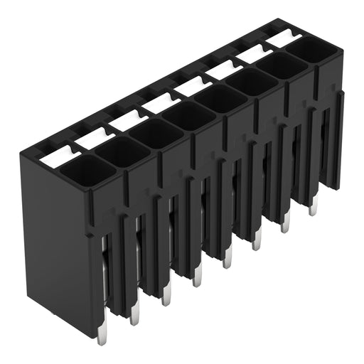 WAGO - Leiterplattenklemme THR-Leiterplattenklemme 2086-1108 Drücker,1,5mm²,sw − 108 Stück