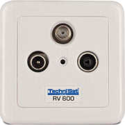 TechniSat - Antennensteckdose SAT-Durchgangsdose RV600-10