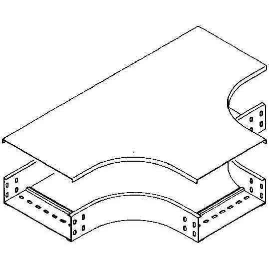 Niedax - Deckel T-Stück für Kabeltragsystem Deckel RTSD 100 F