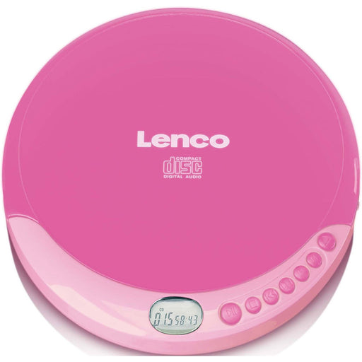 LENCO - CD-Player portable CD-Player CD-011 Pink portable,Ladef
