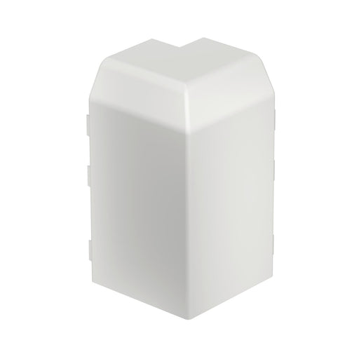 Rehau - Außeneck für Sockelleistenkanal RAUDUO Außeneck RD AE40105 rws 40/105 RAL9010 − 10 Stück