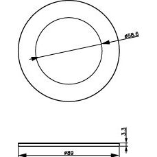 Philips Lighting - Mechanisches Zubehör/Ersatzteile für Leuchten Dekorring RS071B TrimAcces.GD gold