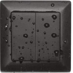 Eltako - Zubehör/Ersatzteile für Installationsschalterprogramme Spritzwasserschutz SWS55/DW-an für Doppelwippe FT55
