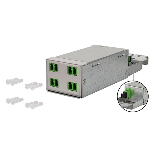 Metz Connect - Moduleinsatz für Patchpanel LWL DCCS Baugruppe OS2 130D229KM0000B 4xLC-Duplex APC