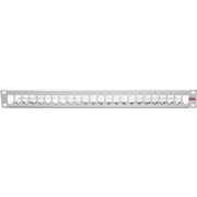 Dätwyler IT Infra - Patchpanel Kupfer Panel MPS 24 unbestückt 185840 19" 1HE, RAL7035