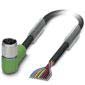 Phoenix Contact - Konfektioniertes Sensor-Aktor-Kabel Sensor-/Aktor-Kabel SAC-12P-10 #1554937 12-pol.RAL9005 10m