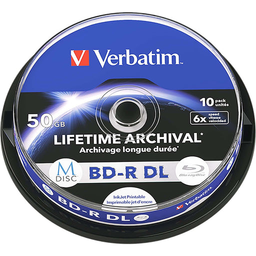 Verbatim - Speichermedium digital M-DISC BD-R DL 50GB 43847 (VE5) 1-6xJewelcase(5Disc)