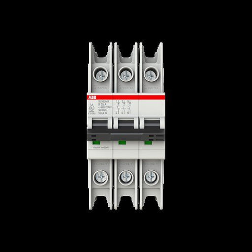 ABB Stotz S&J - Leitungsschutzschalter Sicherungsautomat SU203MR-K35 10kA, 35A, 3P, RTT