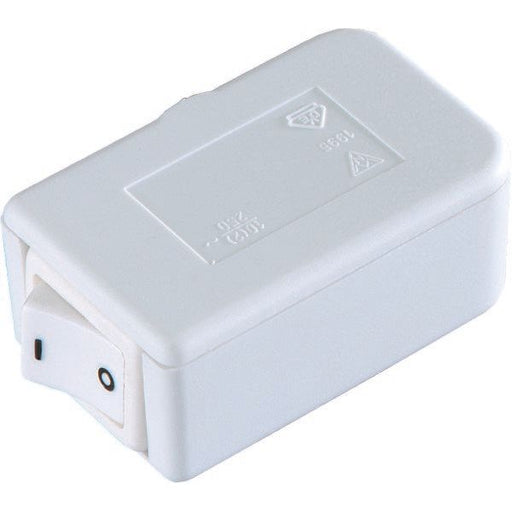 Bachmann - Schnurschalter/-dimmer Schnur-Endschalter 924.073 ws,1p.-Aus,10A/250V