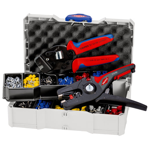 Knipex - Sortimentskasten für Anschluss- und Verbindungstechnik Crimp-Set 97 90 15 0,5 - 16qmm