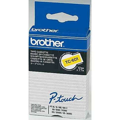 Brother - Schriftband Schriftbandkassette TC-501 BF.blau/DF.schwarz