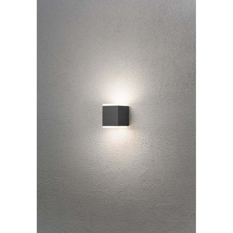 Gnosjö Konstsmide AL - Decken-/Wandleuchte LED-Wandleuchte 7991-370 anthrazit