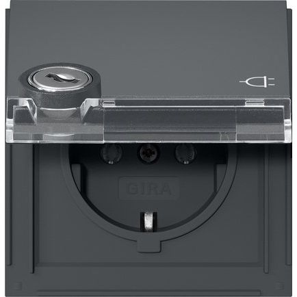 Gira - Steckdose KD TX-44 456967 Anth Schloss gleich