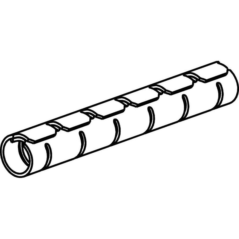 HellermannTyton - Kabelbündelungsschlauch Kabelbündelschlauch HWPAV020 PA6V0 BK 25 20mm, sw, +Werkzeug − 25 Meter