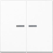 Jung - Abdeckung/Bedienelement für Installationsschalterprogramme Wippe A 102 KO5 BF WW f.Serientaster KO