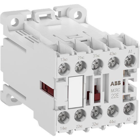 ABB Stotz S&J - Hilfsschütz, Relais Kleinhilfsschütz MCRC022ATB 2S+2Ö, 12V DC