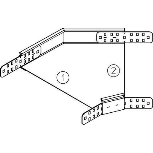 PohlCon (Puk) - (Puk) - Bogen für Kabelrinne Rinnenbogen RB45 85-20S